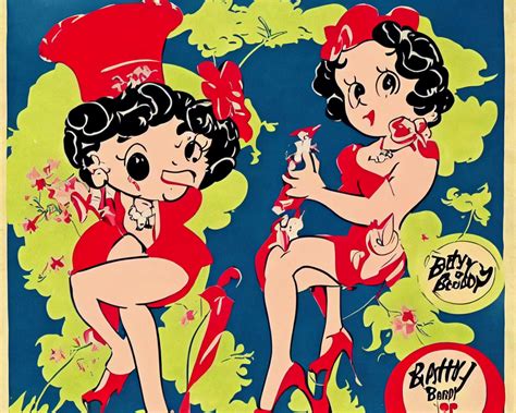 Prompthunt Vintage Betty Boop Poster