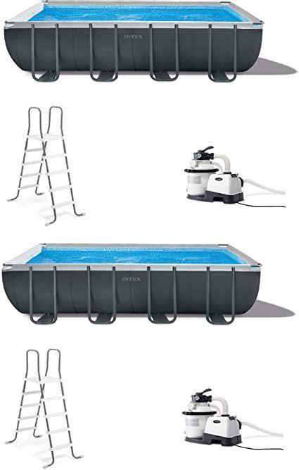 Intex 18ft X 9ft X 52in Ultra Xtr Frame Swimming Pool Set And Pump Filter