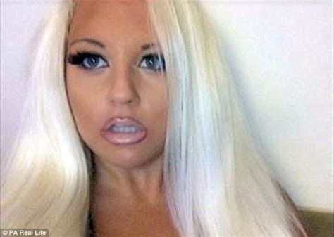 california woman who spends 20k a year to look like barbie wants g cup breast implants daily