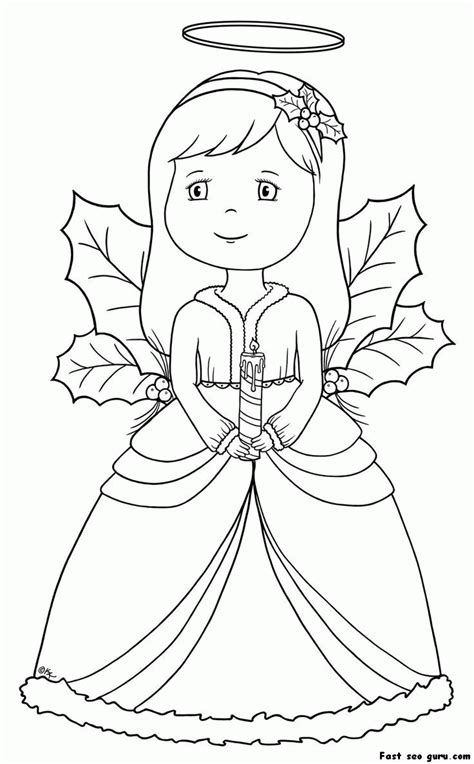 Free printable angel coloring pages. Male Guardian Angel Coloring Page - Coloring Home
