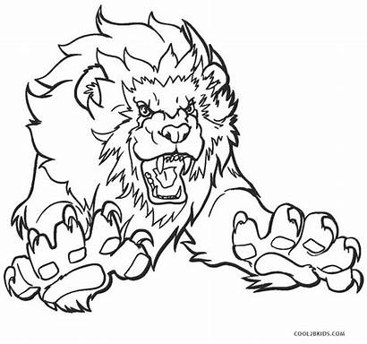 Lion Coloring Pages Printable Adults