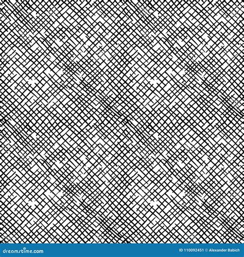 Hatch Cross Seamless Pattern Criss Texture Linen Background Abstract