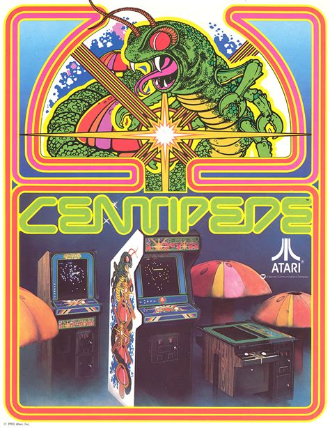 Guscade Ataris Centipede 1980