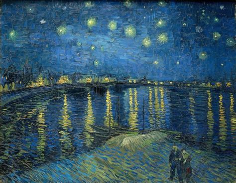 Starry Night Over The Rhone 1888 Vincent Van Gogh