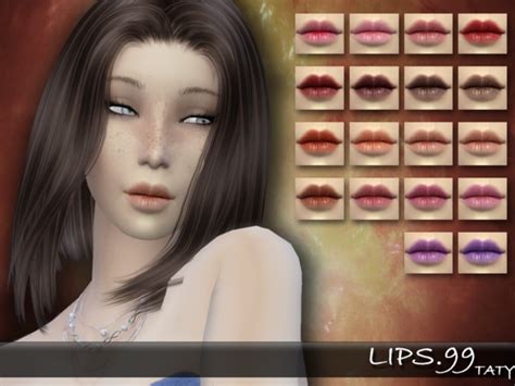 Taty Lips 99 By Tatygagg At Tsr Sims 4 Updates