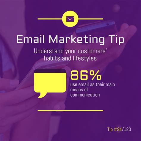 Purple Email Marketing Tip Instagram Post Template