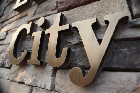 Cast Bronze Letters From Impact Architectural Signs Create Inspiring
