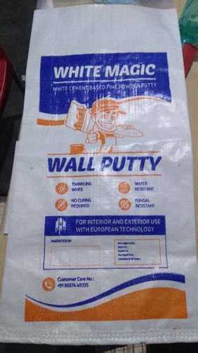 Wall Putty Powder Suitable For Interior And Exterior Size Various