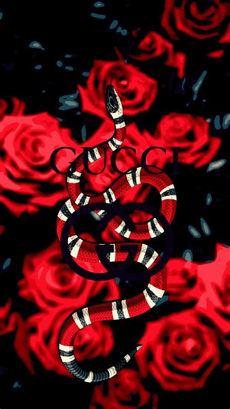1600x900 gucci x supreme collab inspired by post on front page . Roses of Gucci Snake | Gold wallpaper iphone, Supreme ...
