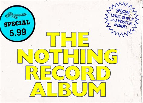 The Nothing Record Vinyl Full Album Youtube