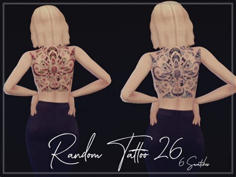 Random Tattoo 26 By Reevaly At Tsr Sims 4 Updates