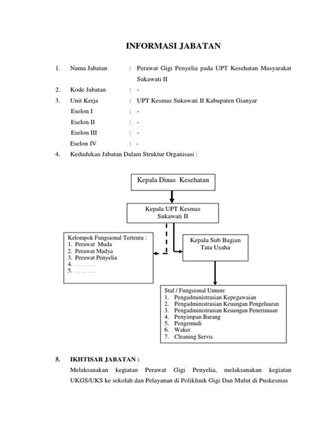 We did not find results for: ANJAB Perawat Gigi Penyelia SUBRATA