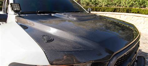 2017 8 Ford Raptor Carbon Fiber Oem Style Hood Hypercar