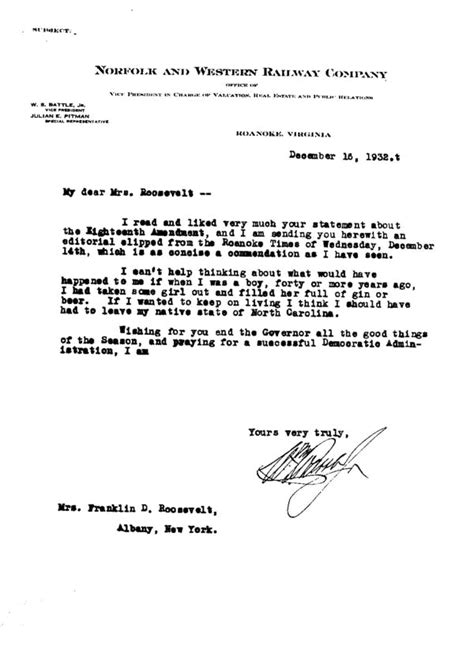 Letters To And From Eleanor Roosevelt Apm Reports