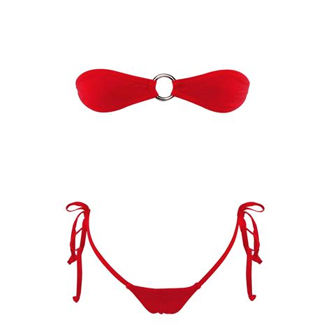 buy micro bikini bandaid bandeau top g string side tie bottom mini extreme bikinis online at