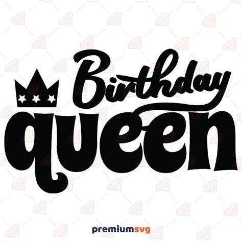 Birthday Queen Svg Svg Cut File Car Decal Svg Instant Download