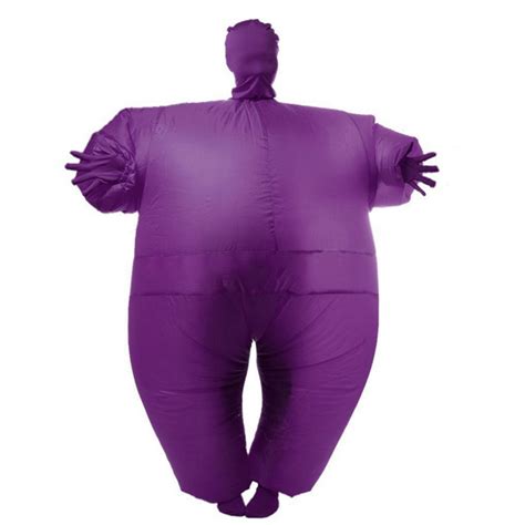 Inflatable Adult Chub Fat Masked Suit Fat Guy Costume Jumpsuit Party