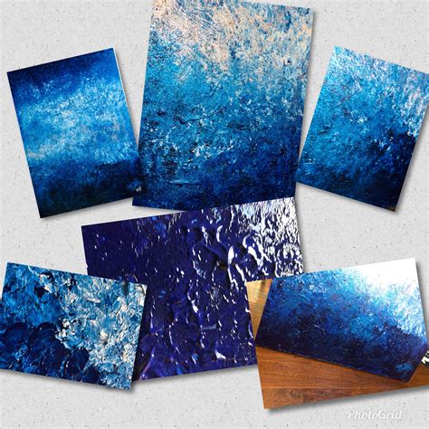 Large abstract blue color with silver glitters | Abstract, Blue abstract, Large abstract