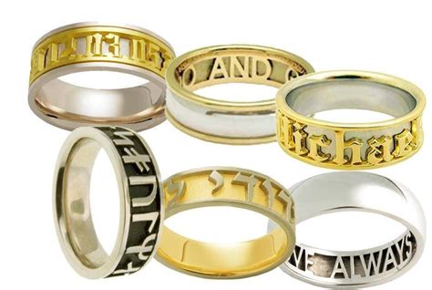 So be thoughtful when you purchase them. Custom Engraved Wedding Bands - Wedding and Bridal Inspiration