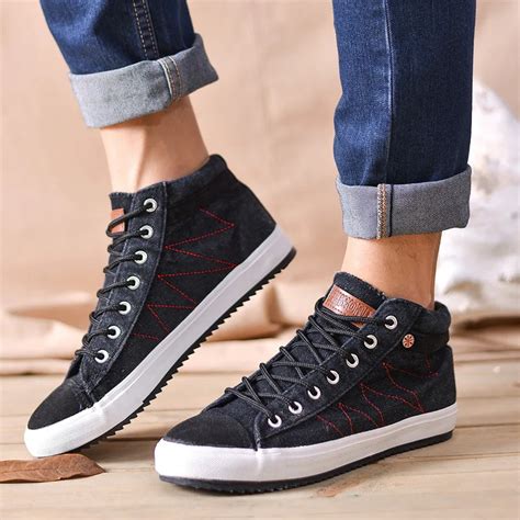 High Fashion Jeans Casual Shoes Mens Wear Canvas Shoes In Mens Casual