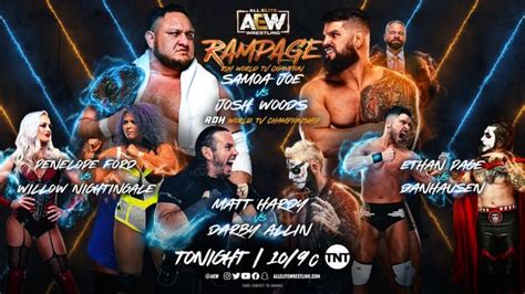Aew Rampage Results September Pwmania Wrestling News