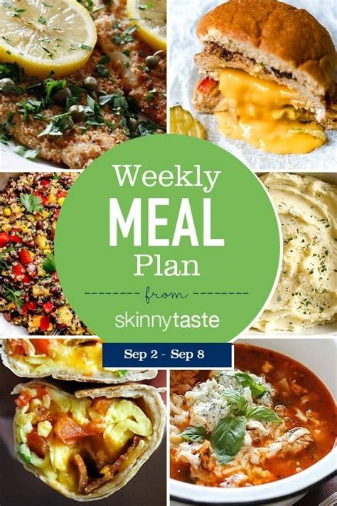 Skinnytaste Meal Plan September 2 September 8 Skinnytaste Bloglovin