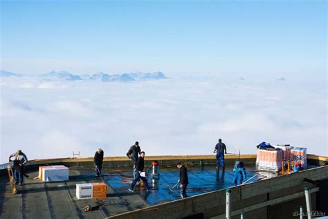 Bauarbeiten Im Zeitplan Bilder Von Der Baustelle An Der Nebelhorn