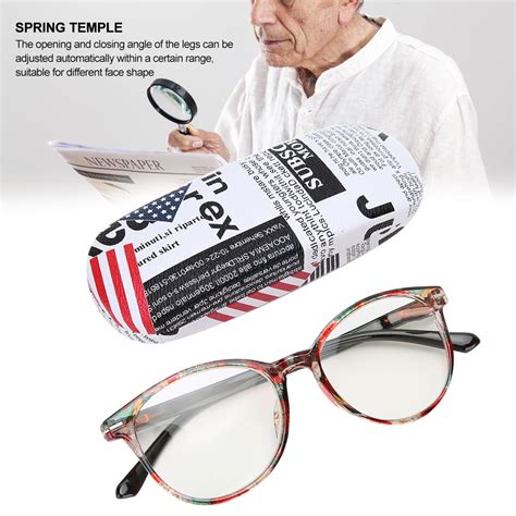lhcer fashionable reading glasses durable portable reading glasses presbyopic glasses for