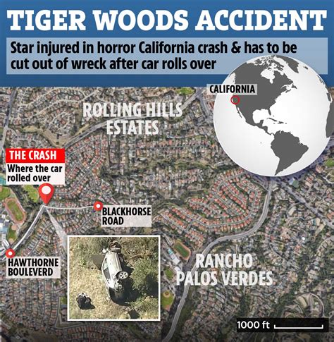 Tiger Woods Crash Blow By Blow Reveals He Was Driving At Greater Speed