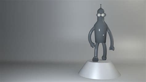Modelado De Bender Personaje De Futurama Modelos Modelado D Futurama