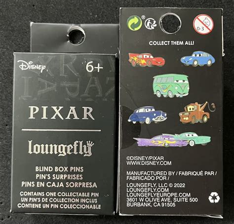Disney Pixar Cars Loungefly Blind Box Pin Set Disney Pins Blog