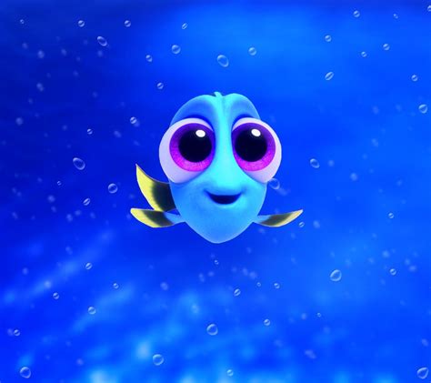 So Cute Baby Dory From Finding Dory Disney Wallpaper Disney