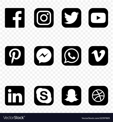 Logo Social Media Transparent