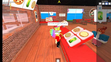 Roblox Work At A Pizza Place Ep1 Youtube