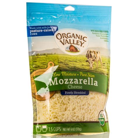 Organic Valley Mozzarella Cheese Shredded Organic Azure Standard
