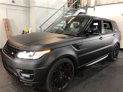Range Rover Sport Matte Black Frsh Car Wrapping Detailing And Paint