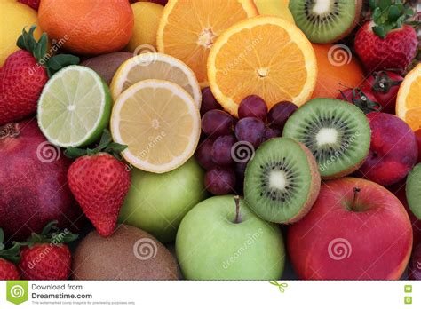 Healthy Fresh Fruit Selection Stock Image Image Of Paleo Antioxidant