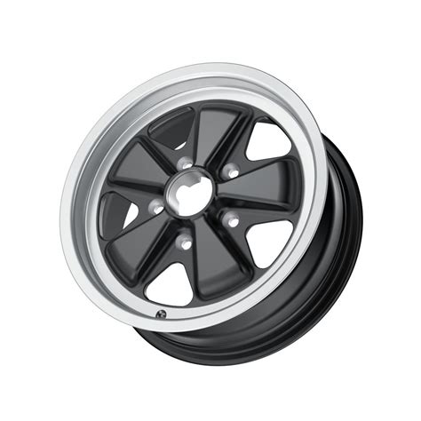 Original Fuchs Wheels For Porsche 15x6 Black ⋆ Wheels For Porsche ⋆