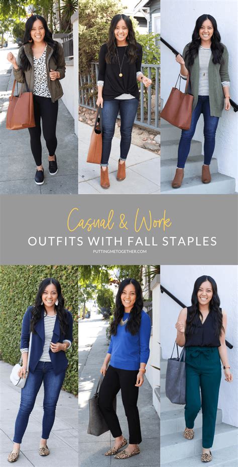 6 Outfits With Fall Staples For Casual And Work Everyone Can Shop The