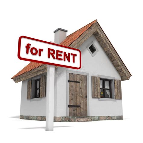 House For Rent Stock Vector Illustration Of Realtor 35897819