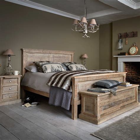 Reclaimed Wood Bedroom Furniture The Austen Bed Frame Is Made From