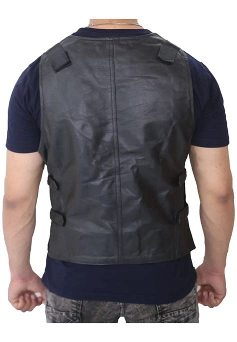 Thomas Jane Punisher Tactical Leather Vest Lerenjack