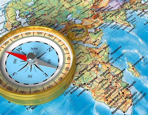 Compass On The Map — Stock Photo © Scanrail 4209613