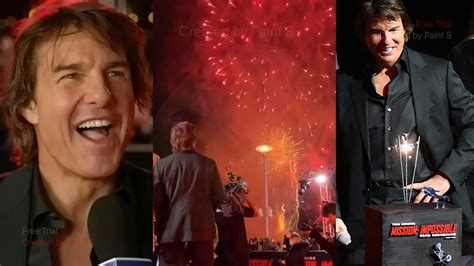 Tom Cruise Celebrates 61st Birthday At Australian Premiere Youtube