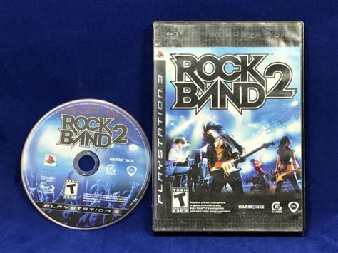 Sony Playstation 3 Ps3 Rock Band 2 And Acdc Live Track Pack Ebay