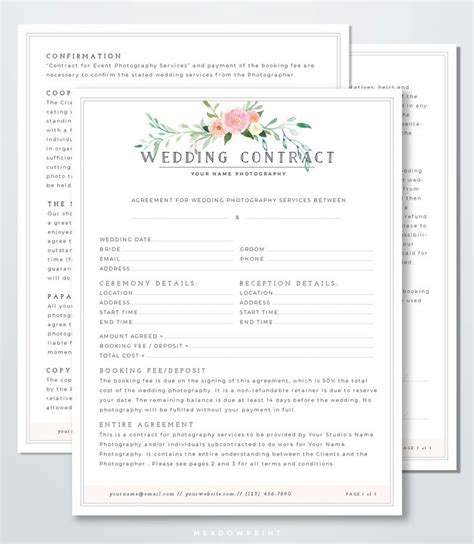I consider myself an artist. Wedding Photography Contract Template Client Booking Form | Etsy in 2020 | Wedding photography ...
