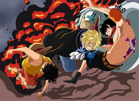 One Piece Wallpaper Luffy Ace Sabo Free Wallpaper Hd Collection