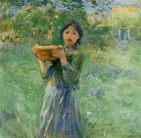 The Bowl Of Milk 1890 Berthe Morisot