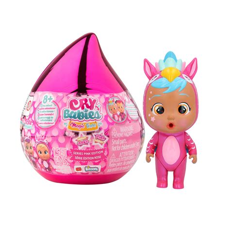 Buy CRY BABIES MAGIC TEARS Pink Edition Collectible Mini Cry Baby Surprise Doll With Real Pink