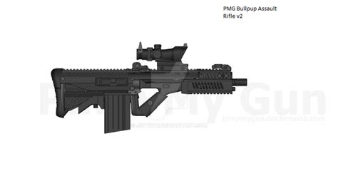 Pmg Bullpup Assault Rifle V2 By Jettryu On Deviantart